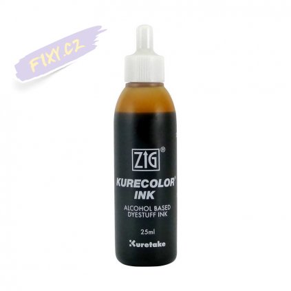 13335 1 kuretake zig kurecolor refill ink 25ml 793 light brown