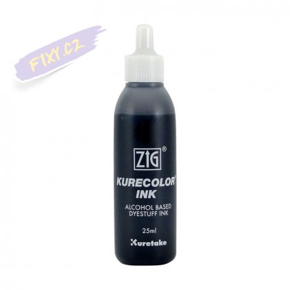 13341 1 kuretake zig kurecolor refill ink 25ml 803 gray brown