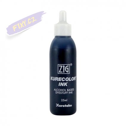 13365 1 kuretake zig kurecolor refill ink 25ml 829 dark steel gray