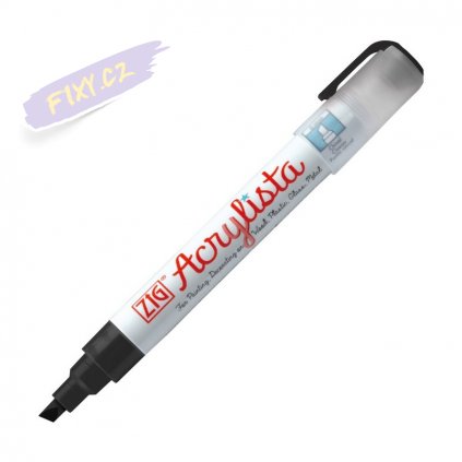 13488 2 kuretake zig acrylista 6mm 010 black