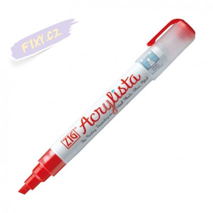 13491 2 kuretake zig acrylista 6mm 020 crimson