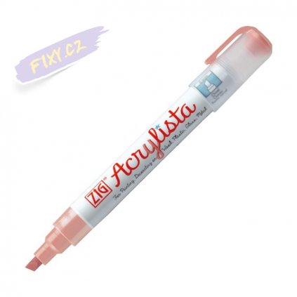 13515 2 kuretake zig acrylista 6mm 201 wild rose