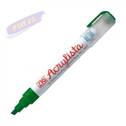 13539 2 kuretake zig acrylista 6mm 445 green apple