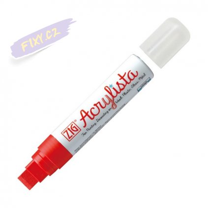 13587 2 kuretake zig acrylista 15mm 020 crimson