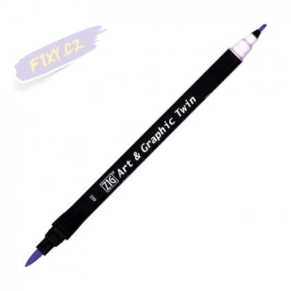 13878 2 kuretake zig art graphic twin 602 english lavender