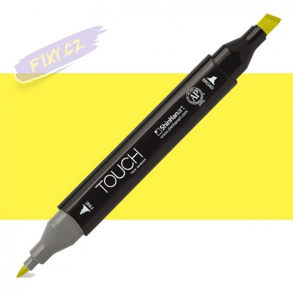 1398 1 y35 lemon yellow touch twin marker