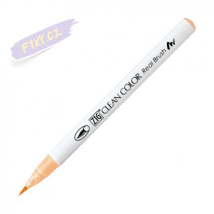 14046 2 kuretake zig clean color real brush 054 pale orange