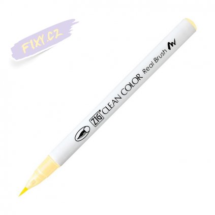 14049 2 kuretake zig clean color real brush 055 pale yellow