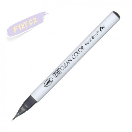 14118 2 kuretake zig clean color real brush 090 gray