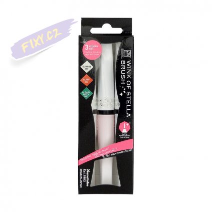 14589 2 kuretake zig wink of stella brush 3ks white christmas