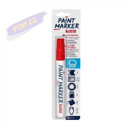 14961 5 alteco paint marker cerveny