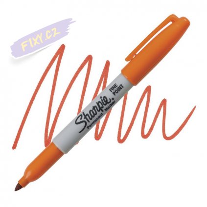 sharpie orange