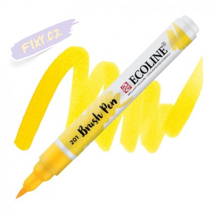 15261 2 ecoline brush pen 201 light yellow
