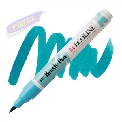 15360 2 ecoline brush pen 522 turquoise blue