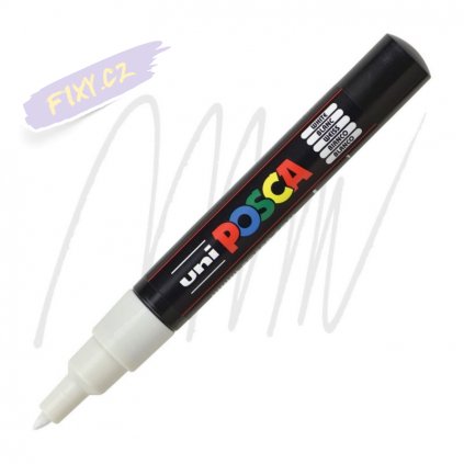 15516 2 uni posca akrylovy popisovac 1m bily 1