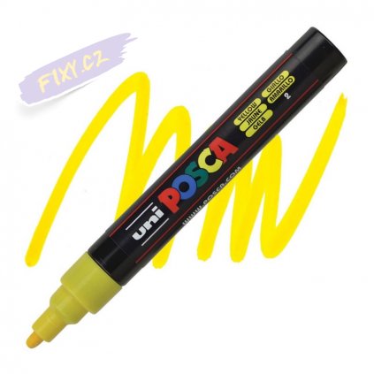 15660 2 uni posca akrylovy popisovac 5m zluty 2