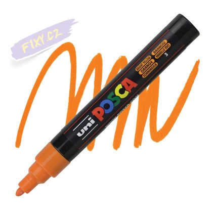 15663 2 uni posca akrylovy popisovac 5m pomerancovy 3