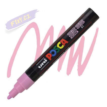 15768 2 uni posca akrylovy popisovac 5m svetle ruzovy 51