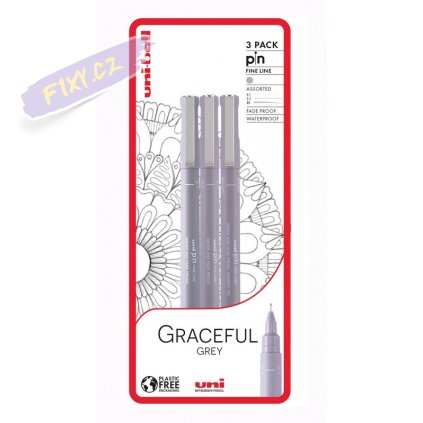 pin liner 3ks grey