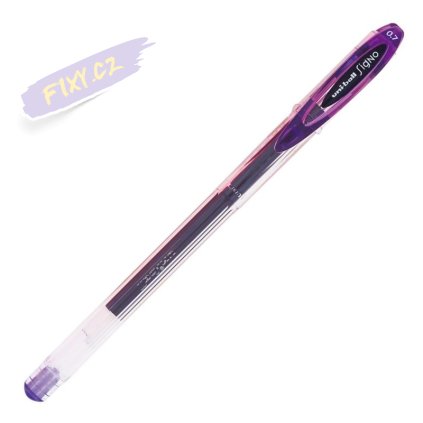 UNI SIGNO gelový roller 0,7mm, fialový