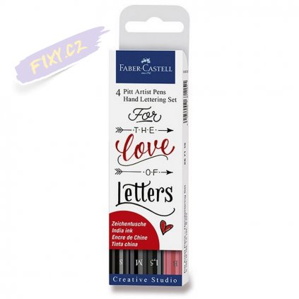 16602 3 faber castell pitt artist pen lettering set 4ks