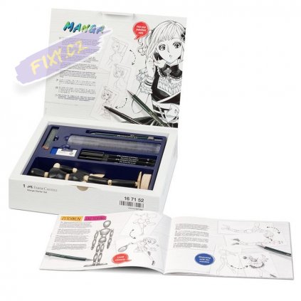 16644 5 faber castell pitt artist pen manga set 19ks