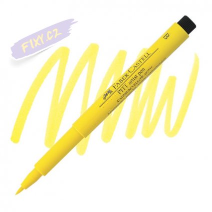 16749 3 faber castell pitt artist pen b 107 cadmium yellow