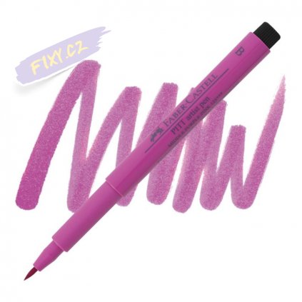 16788 3 faber castell pitt artist pen b 125 middle purple pink