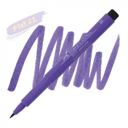 16797 3 faber castell pitt artist pen b 136 purple violet