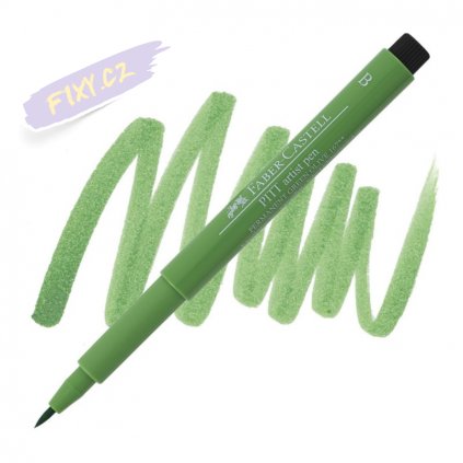 16845 3 faber castell pitt artist pen b 167 green olive