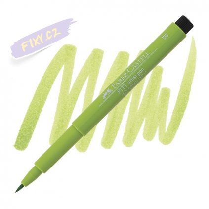 16854 3 faber castell pitt artist pen b 170 may green