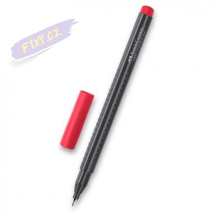 16974 1 faber castell grip finepen 0 4mm karminovy