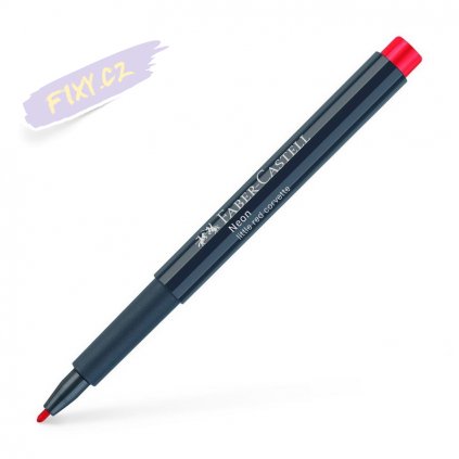 faber neon cerveny