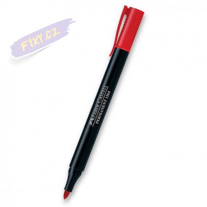 17148 1 faber castell permanent 1564 slim cerveny