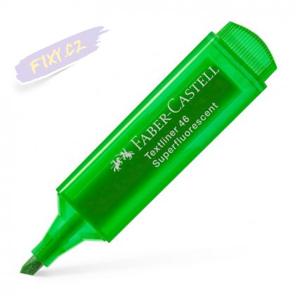 17259 1 faber castell zvyraznovac textliner 1546 zeleny