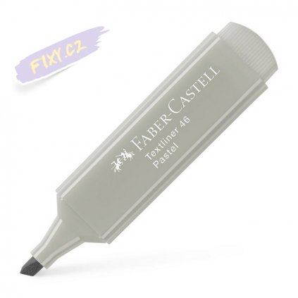 17268 1 faber castell zvyraznovac textliner 1546 sedy pastel