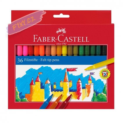 17376 1 faber castell skolni fixy set 36ks