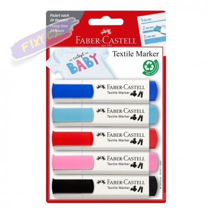 17478 3 faber castell na textil set 5ks sekundarni