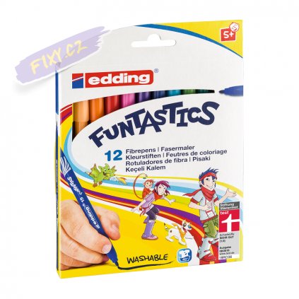 18579 4 edding funtastics na papir 12ks