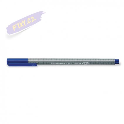 19494 2 liner staedtler triplus 0 3mm modra