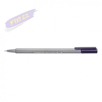 19500 2 liner staedtler triplus 0 3mm indigo modra