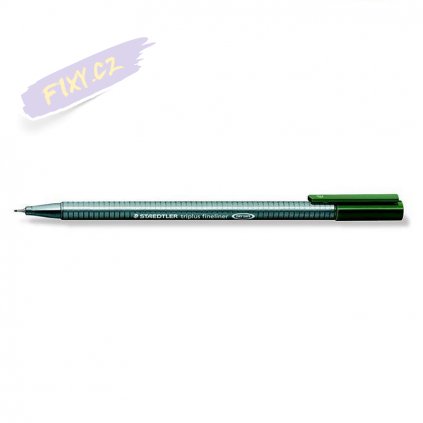 19530 2 liner staedtler triplus 0 3mm tmave zelena