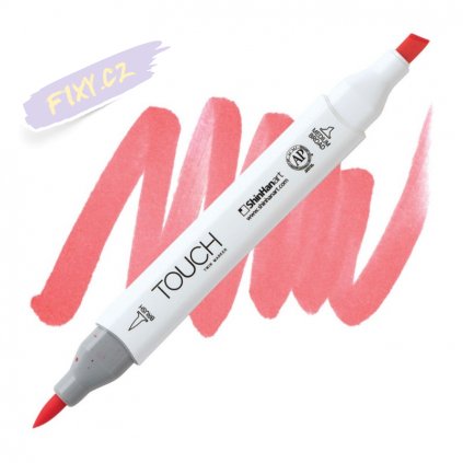 1962 2 r16 coral pink touch twin brush marker