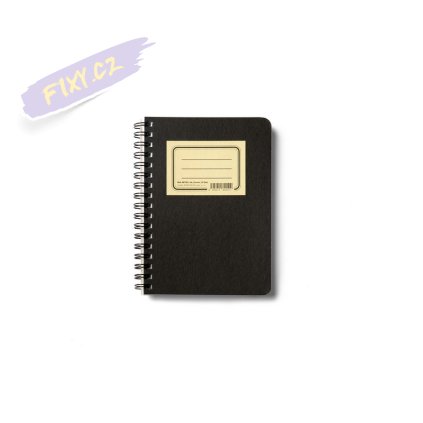 Blok "RETRO" A6, 50 bílých čtverečkovaných listů