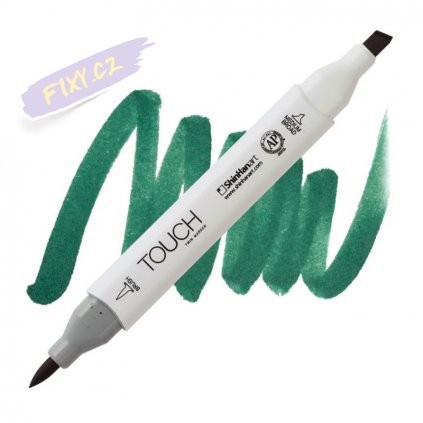 2055 2 bg52 deep green touch twin brush marker