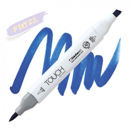2118 2 pb74 brilliant blue touch twin brush marker