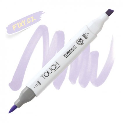 2121 2 pb75 dark blue light touch twin brush marker