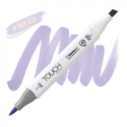 2127 2 pb77 pale blue touch twin brush marker