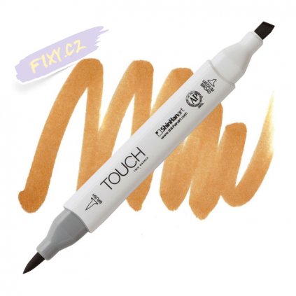 2193 2 br103 potato brown touch twin brush marker