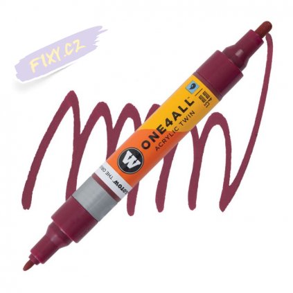 21948 1 molotow akrylovy one4all twin tip burgundy red